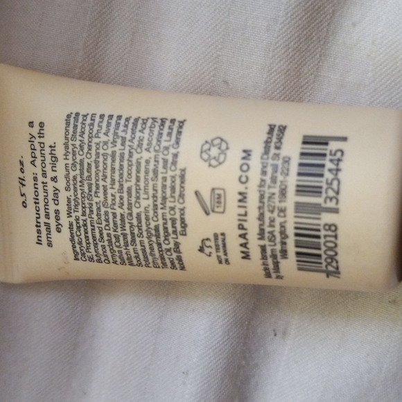 Maapilim Eye Cream with Quinoa, Vitamin  C, Coriander  and Marjoram. New, sealed - Picture 3 of 4